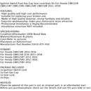 Ignition Switch Fuel Gas Cap Seat Lock Key For Honda CBR150R CBR125R RT RS 11-18 Generic