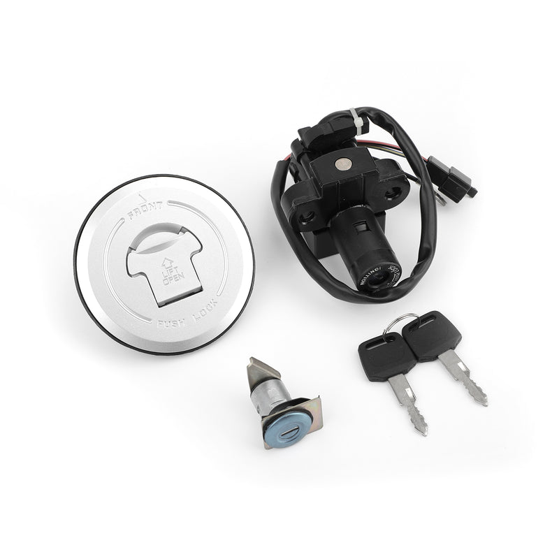 Ignition Switch Fuel Gas Cap Seat Lock Keys For Honda CB600F CB250 Hornet 98-02 Generic