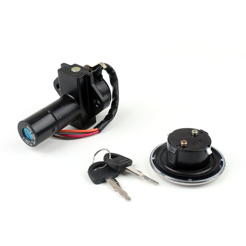 Ignition Switch Lock & Fuel Gas Cap Key Set For Suzuki GN25 1985-21 