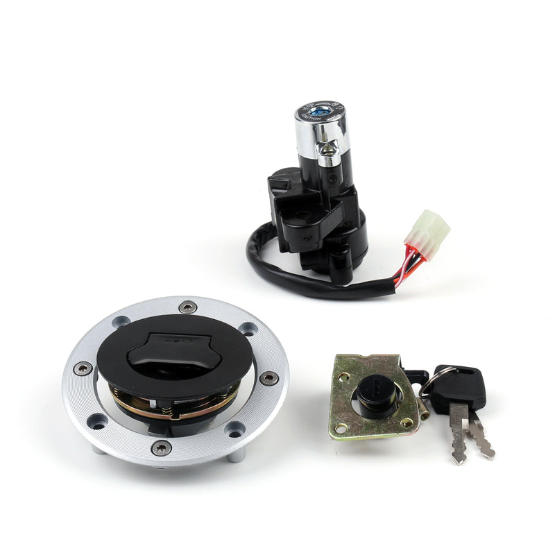 Ignition Switch Lock & Fuel Gas Cap Key Set For Suzuki TL1000R/S GSX600 GSX750