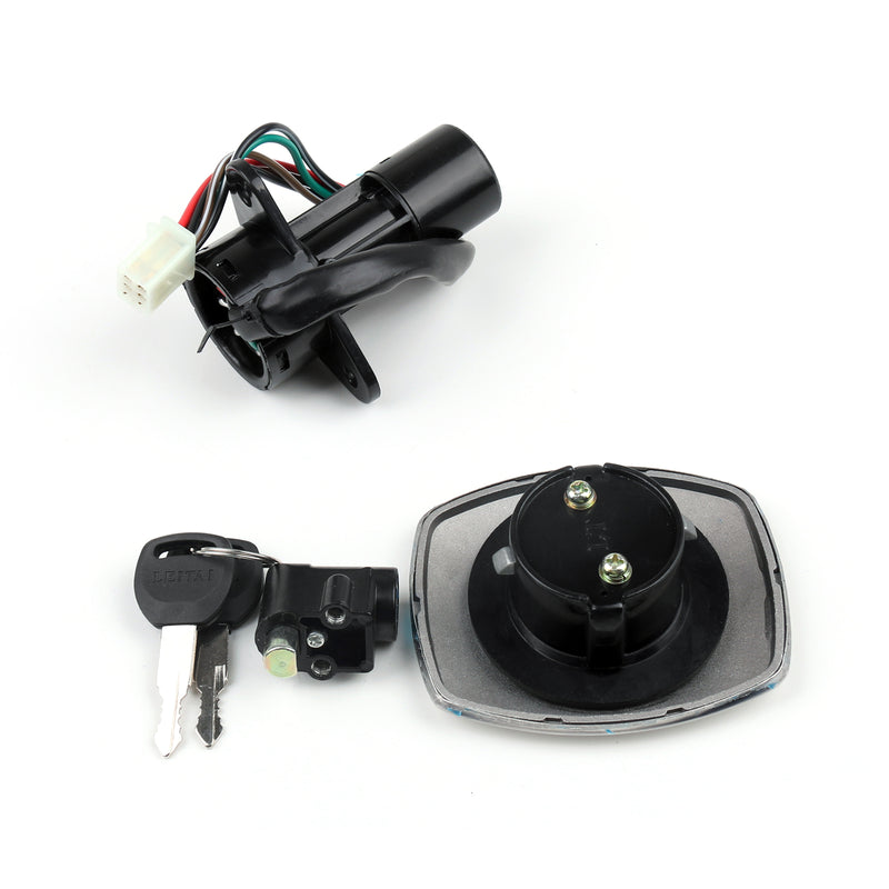 Ignition Switch Lock & Fuel Gas Cap Key Set For Suzuki GS125 6 wire 1982-2 
