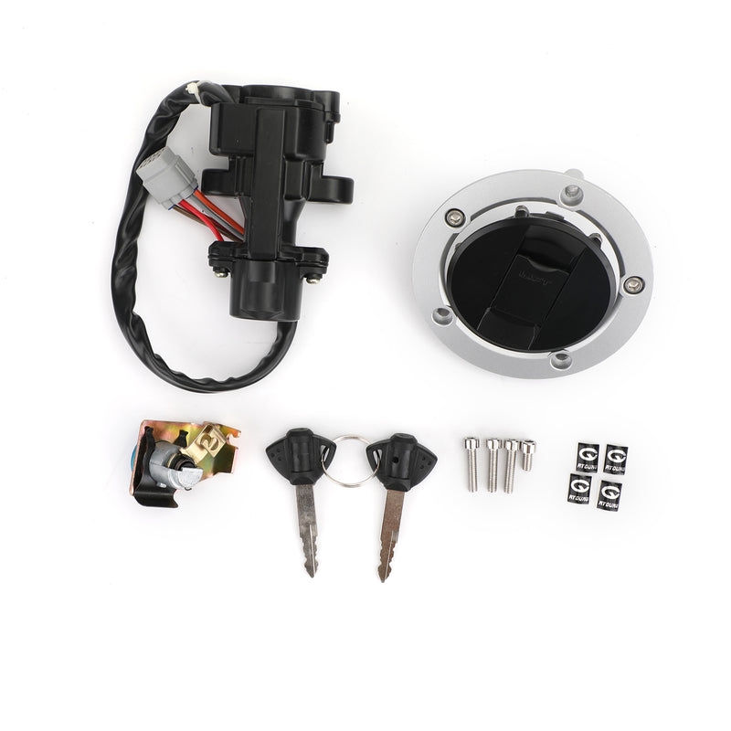 Ignition Switch Fuel Gas Cap Seat Lock Keys For Suzuki GSXR 600 750 1000 05-18