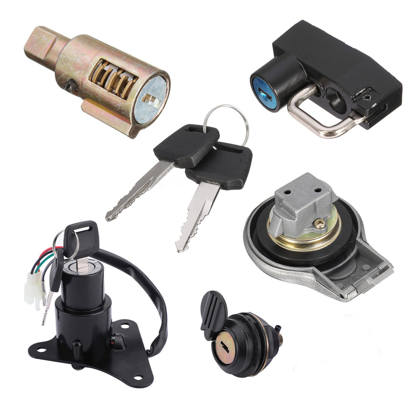Ignition Switch Lock & Fuel Gas Cap Key Set For Yamaha Virago XV125 XV250 