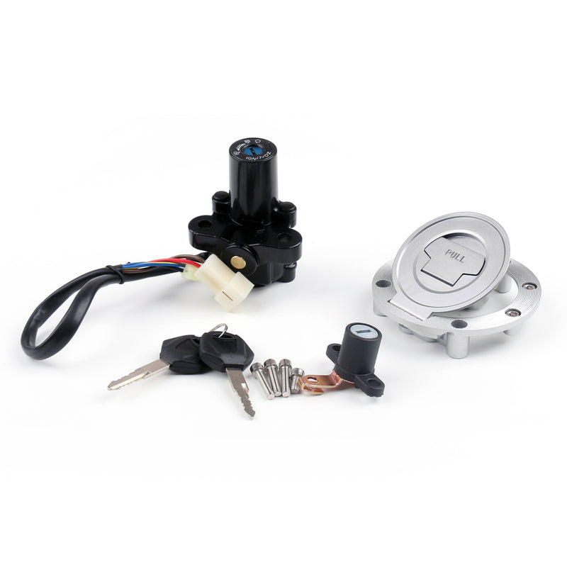 Ignition Switch Lock & Fuel Gas Cap Key Set For Yamaha MT03 06-12 YZF R6 R1 XJ6