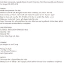 Motorcycle Ultra Clear Dashboard Screen Protectors For Vespa GTS 2017-2018 Generic