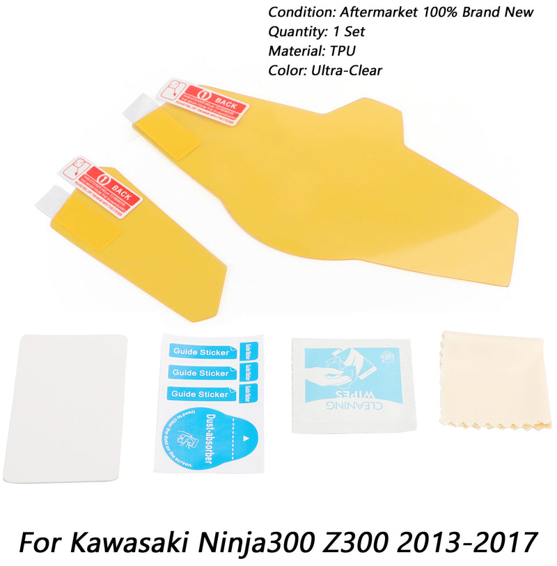 Cluster Scratch Film Screen Protector For Kawasaki Ninja300 250 Z300 Z250 13-17