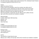 Cluster Scratch Film Screen Protector For Kawasaki Ninja300 250 Z300 Z250 13-17 Generic