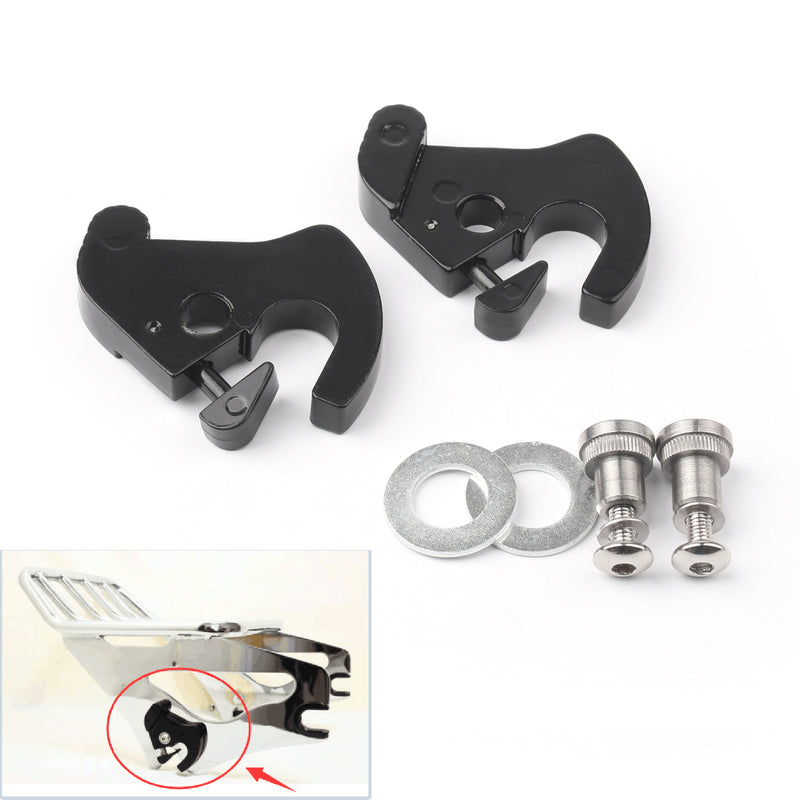 Rotary latch Latches Kit with Lock fit for Touring, Softail, Sportster Sissy Bar