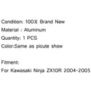 Aluminium Black Radiator Cooler For Kawasaki Ninja ZX10R ZX-10R ZX 10R 2004-2005 Generic