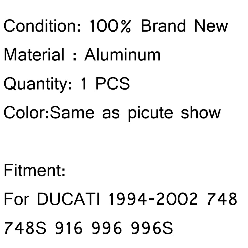 Aluminium Alloy Cooling Radiator For DUCATI 94-02 748 748S 916 996 996S Black Generic