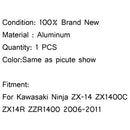 Engine Radiator Cooling For 2006-2011 Kawasaki Ninja ZX14 ZX1400C ZX14R ZZR 1400 Generic