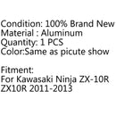 Aluminum Cooler Cooling Radiator For Kawasaki Ninja ZX-10R ZX10R 2011-2013 Generic