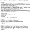 Drive Belt For Arctic Cat 0627-026 0627-033 Snowmobile Bearcat 660 Wide Track Generic