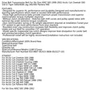 Drive Belt For Arctic Cat 0227-101 Cheetah Cougar Jag Ski Doo Formula LT/SLS/STX Generic