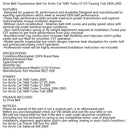 Drive Belt For Arctic Cat Snowmobile 0627-028 T660 Turbo Trail Touring 2004-2005 Generic