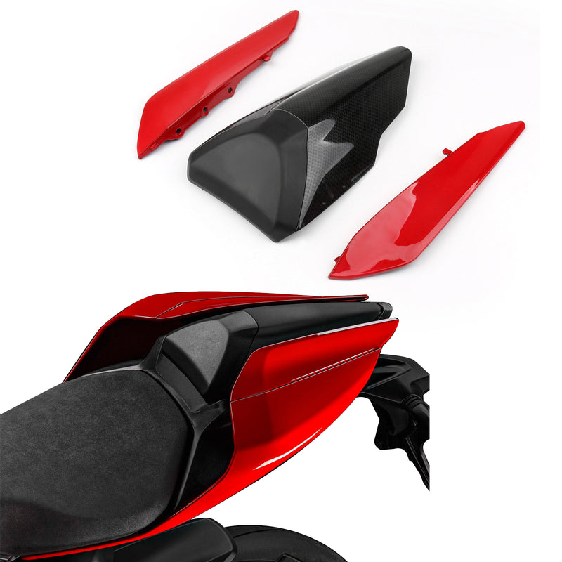 Red Rear Tail Side Seat Panel Trim Fairing Cowl Cover For Ducati 959 1299 15-19