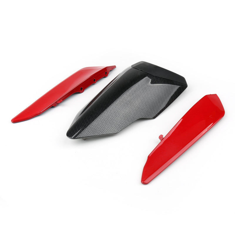Red Rear Tail Side Seat Panel Trim Fairing Cowl Cover For Ducati 959 1299 15-19 Generic