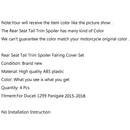 Rear Tail Side Seat Panel Trim Fairing Cowl Cover For Ducati 959 1299 15-24 Generic