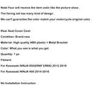 Rear Pillion Passenger Seat Cover Cowl For Kawkasaki NINJA 650 ER6F ER6N 400 Generic