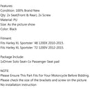 Rear Passenger Pad Front Driver Solo Seat For Sportster XL 883 1200 72 48 Generic