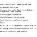 Moto Front Driver Solo Seat Cushion For Harley Sportster XL 1200 883 48 Generic