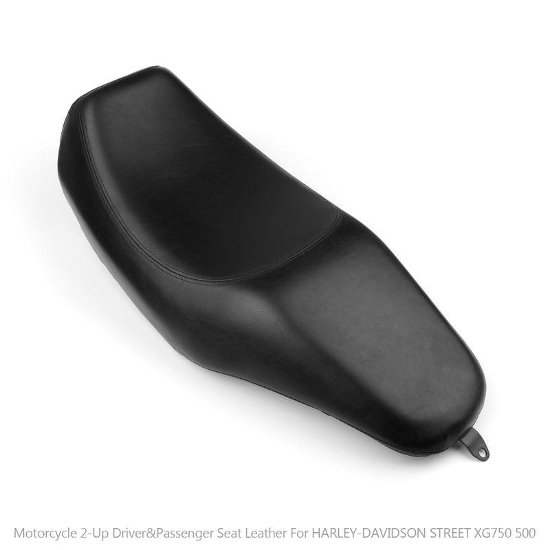Leather Driver Passenger 2-Up Seat For Davidson Street XG700 500 2014-17 Generic