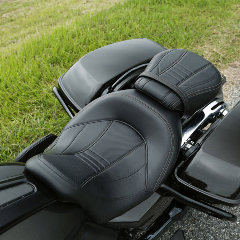 2009-2020 Harley Touring Cvo Road Glide Fltr Rider Passenger Seat Split Two Pcs Generic