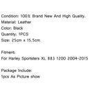 Leather Flame Rear Fender Bib for Solo Seat 04-15 Sportster XL 883 1200 Generic