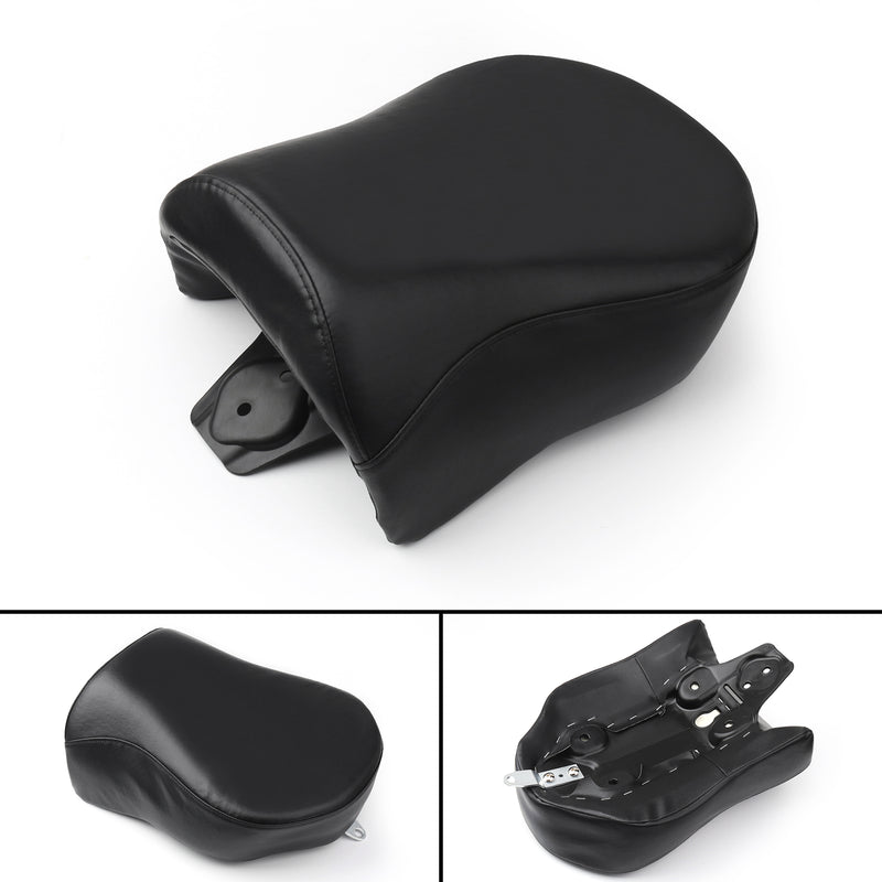 Black Motorcycle Rear Passenger Pillion Seat For Dyna FXD FXDL 06-09