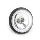 6.3 Round Halogen Headlight Retro For Cafe Racer Bobber Custom Chopper Generic