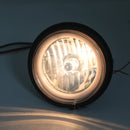 6.3 Round Halogen Headlight Retro For Cafe Racer Bobber Custom Chopper Generic