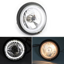 6.3 Round Halogen Headlight Retro For Cafe Racer Bobber Custom Chopper Generic