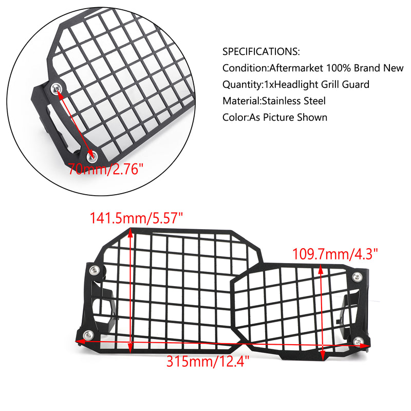 Headlight Protector Guard Cover Grille For BMW F800GS F700GS F650GS 2008-2017 Generic