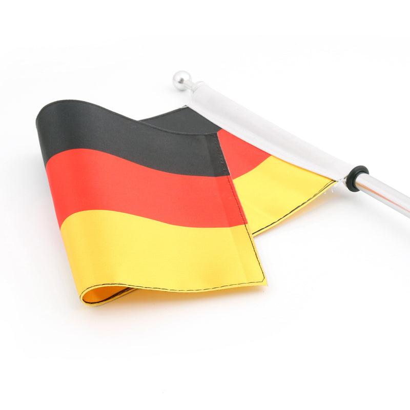 Luggage Rack Vertical Flag Pole & Germany Flag For Harley Softail Iron 883 Generic