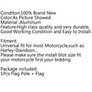 Luggage Rack Vertical Flag Pole & Germany Flag For Harley Softail Iron 883 Generic
