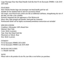 Large Passenger Rear Seat Hand Handle Grab Bar Rail Fit for Kawasaki Z900RS / Cafe 2018 2019 2020