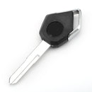 Motorcycle Blade Blank Key Left Groove For Kawasaki ZX1000 Ninja H2 H2R 17 18 Generic