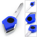 Motorcycle Blade Blank Key Left Groove For Kawasaki ZX1000 Ninja H2 H2R 17 18 Generic