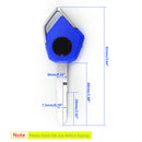 Motorcycle Blade Blank Key Left Groove For Kawasaki ZX1000 Ninja H2 H2R 17 18 Generic