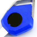 Motorcycle Blade Blank Key Left Groove For Kawasaki ZX1000 Ninja H2 H2R 17 18 Generic