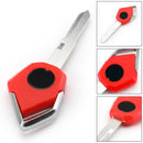 Motorcycle Blade Blank Key Left Groove For Kawasaki ZX1000 Ninja H2 H2R 17 18 Generic