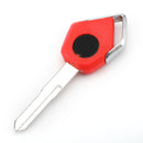 Motorcycle Blade Blank Key Left Groove For Kawasaki ZX1000 Ninja H2 H2R 17 18 Generic