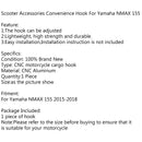 Carry Helmet Bottle Hanger Holder CNC Aluminum Alloy Hooks For Yamaha NMAX 155 Generic