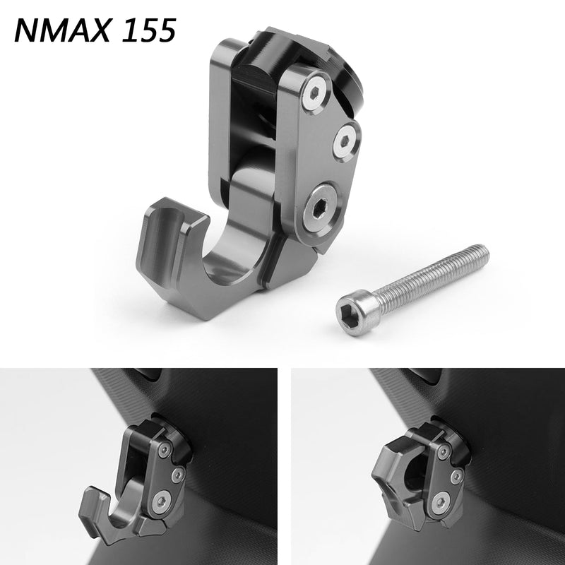Carry Helmet Bottle Hanger Holder CNC Aluminum Alloy Hooks For Yamaha NMAX 155 Generic