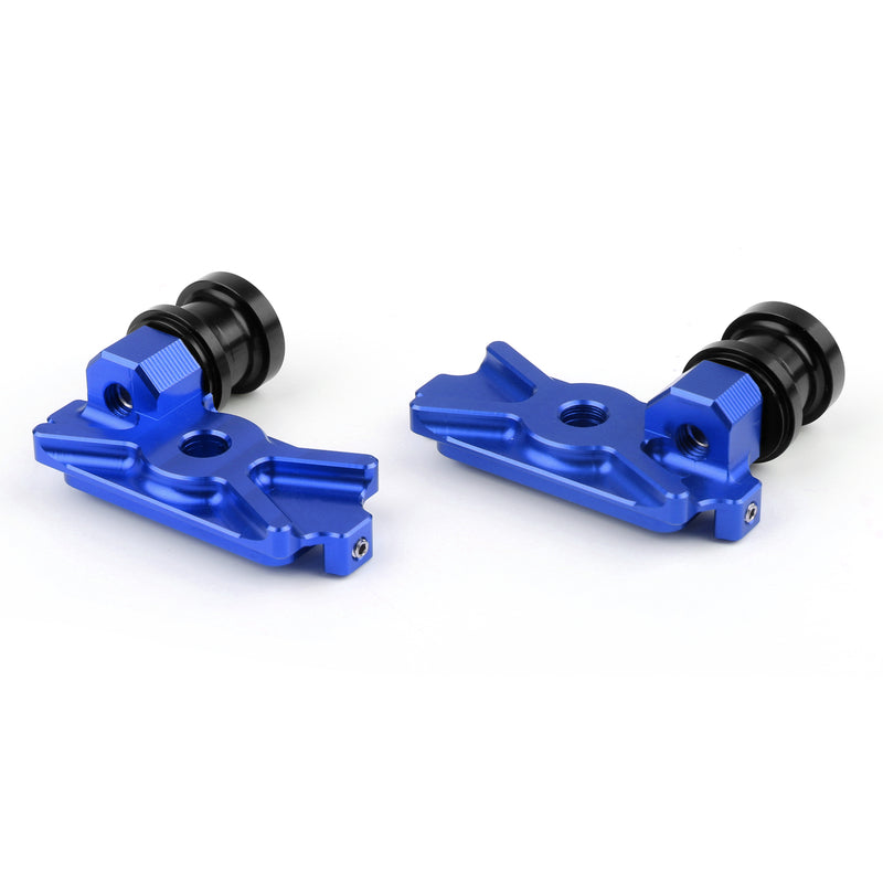 Motorcycle CNC Swingarm Spool Adapters / Mounts For Honda CBR25R 211-213 Blu