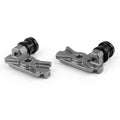 Motorcycle CNC Swingarm Spool Adapters / Mounts For Honda CBR25R 211-213 Gray