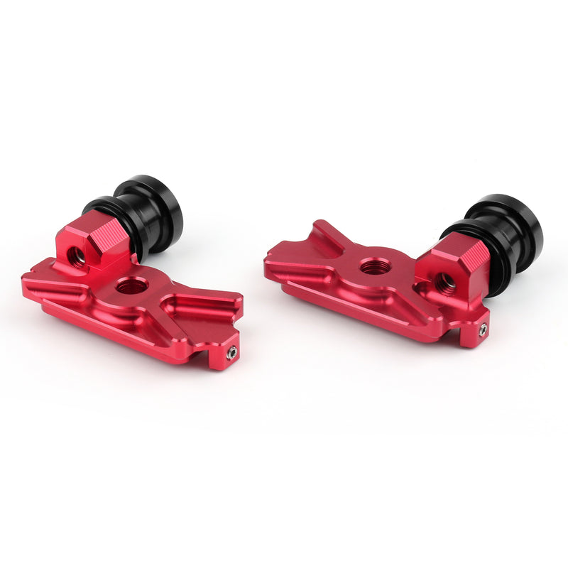 Motorcycle CNC Swingarm Spool Adapters / Mounts For Honda CBR25R 211-213 Red