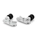 Motorcycle CNC Swingarm Spool Adapters / Mounts For Honda CBR25R 211-213 Silv