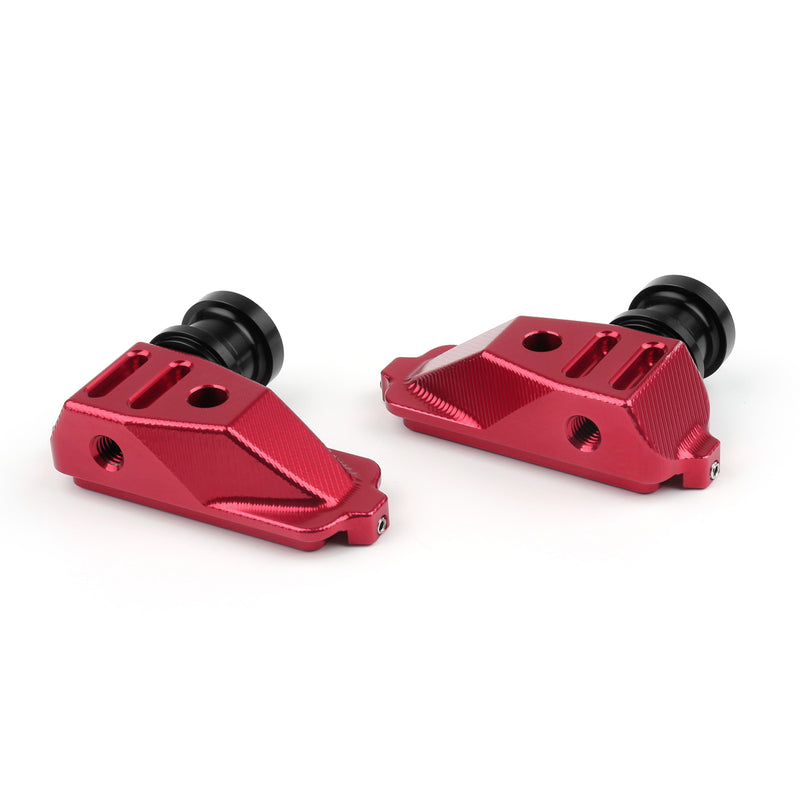 Motorcycle CNC Swingarm Spool Adapters / Mounts For Honda CBR5R 214-215 Red