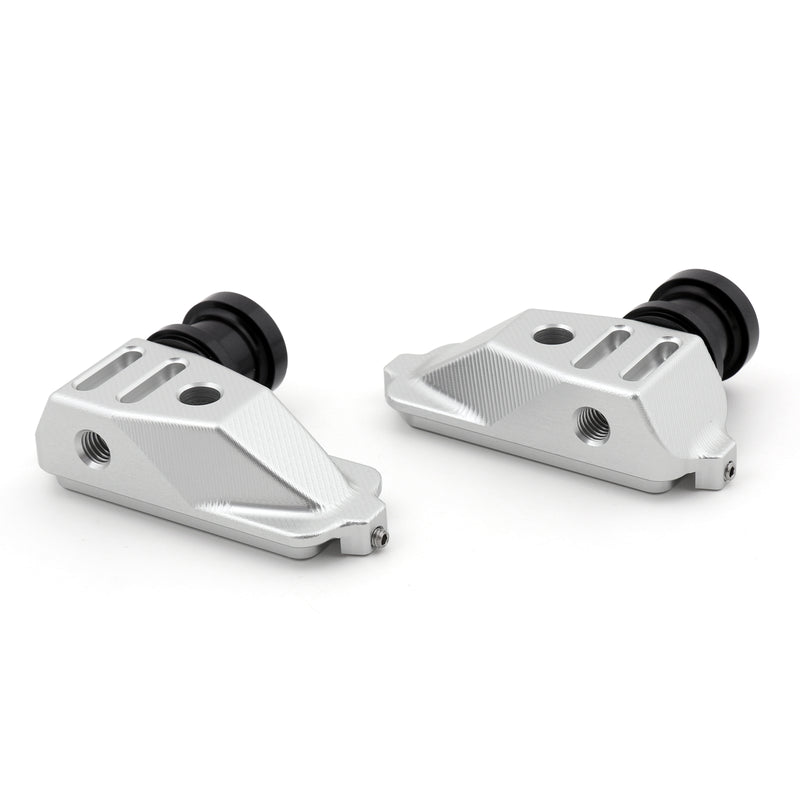 Motorcycle CNC Swingarm Spool Adapters / Mounts For Honda CBR5R 214-215 Silv
